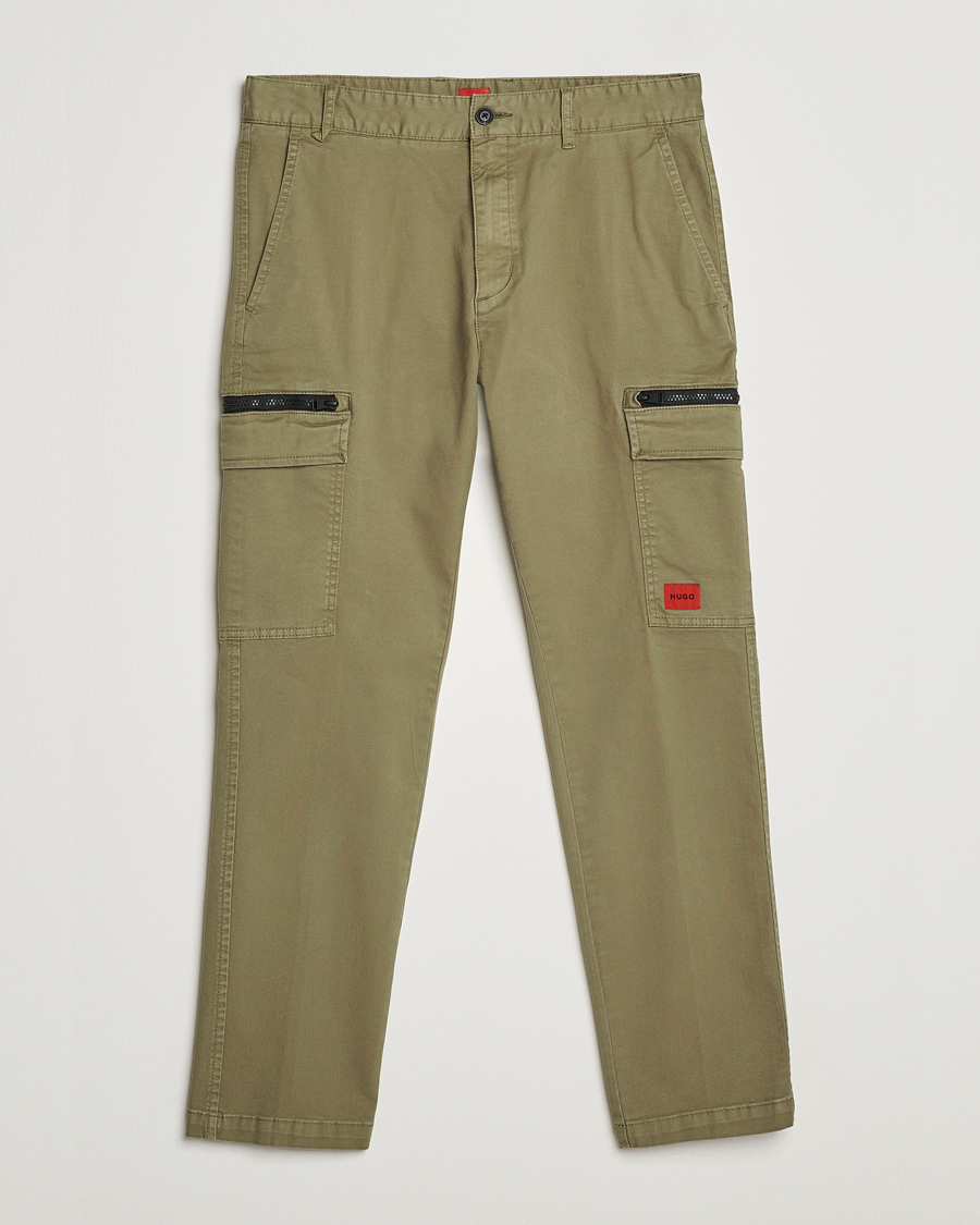 Homme | Pantalons | HUGO | Glian Ripstop Cargo Pants Open Green