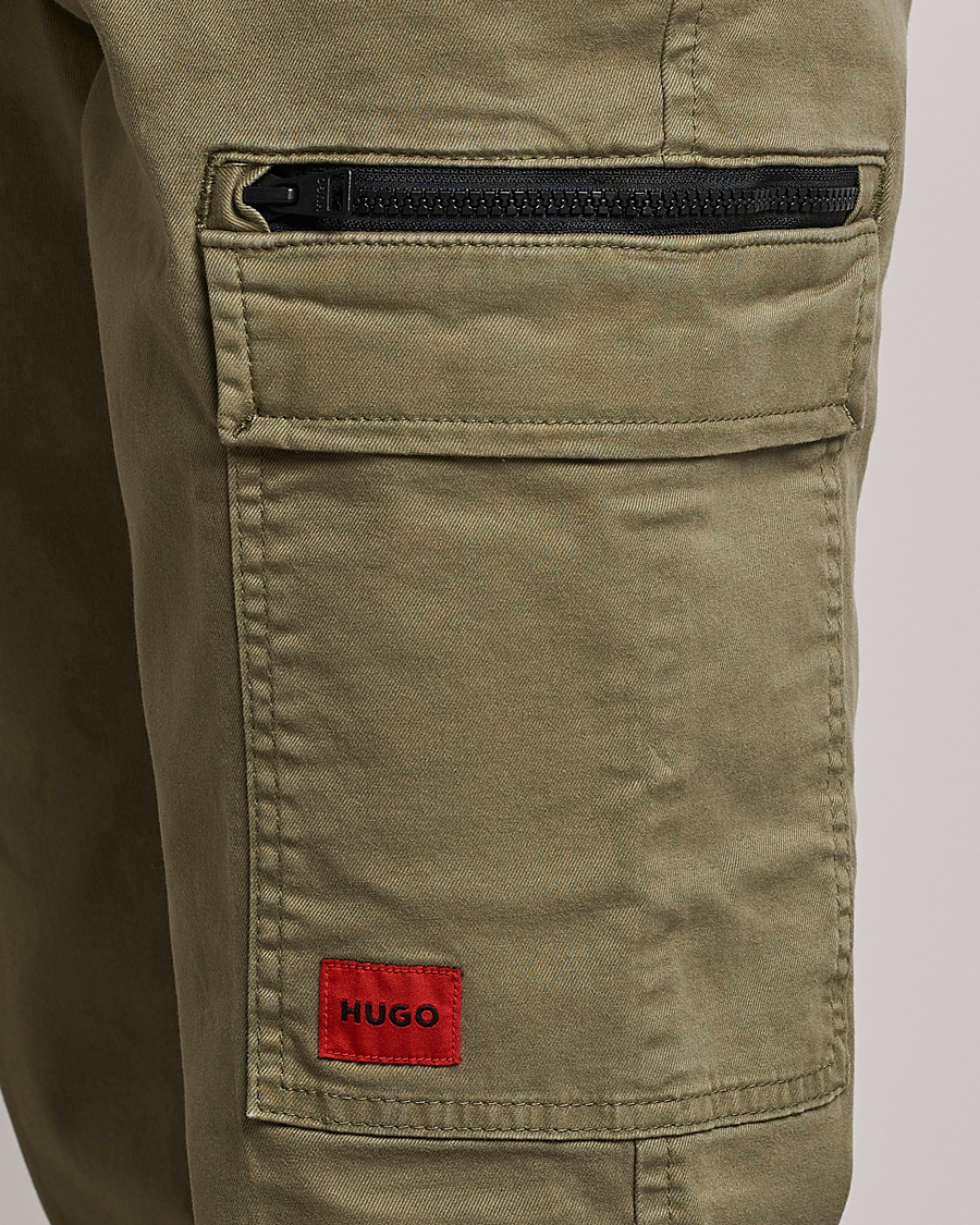 Homme | Pantalons | HUGO | Glian Ripstop Cargo Pants Open Green