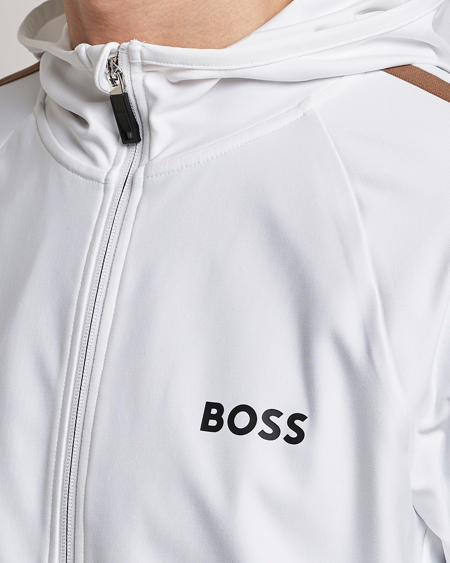 Homme | Pulls Et Tricots | BOSS GREEN | Sicon Performance Full-Zip Hoodie White