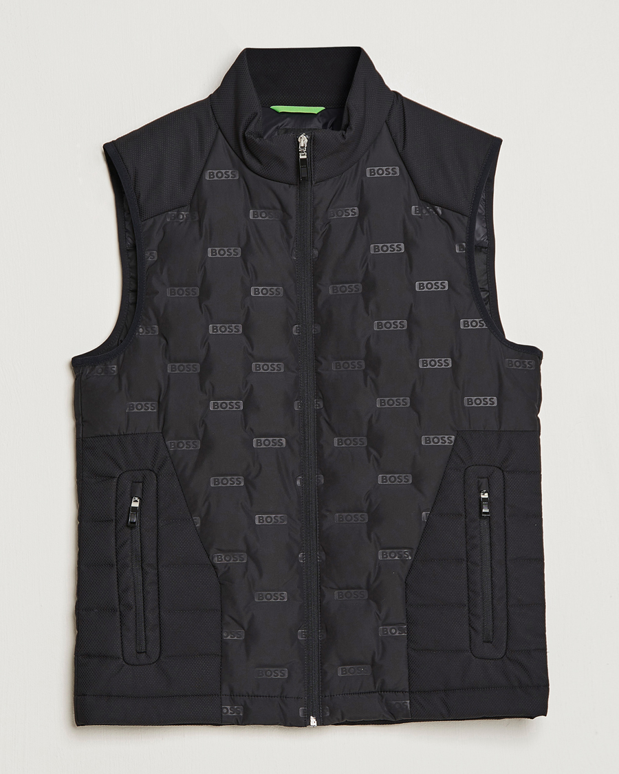 Homme | Gilets | BOSS GREEN | Hellion Vest Black