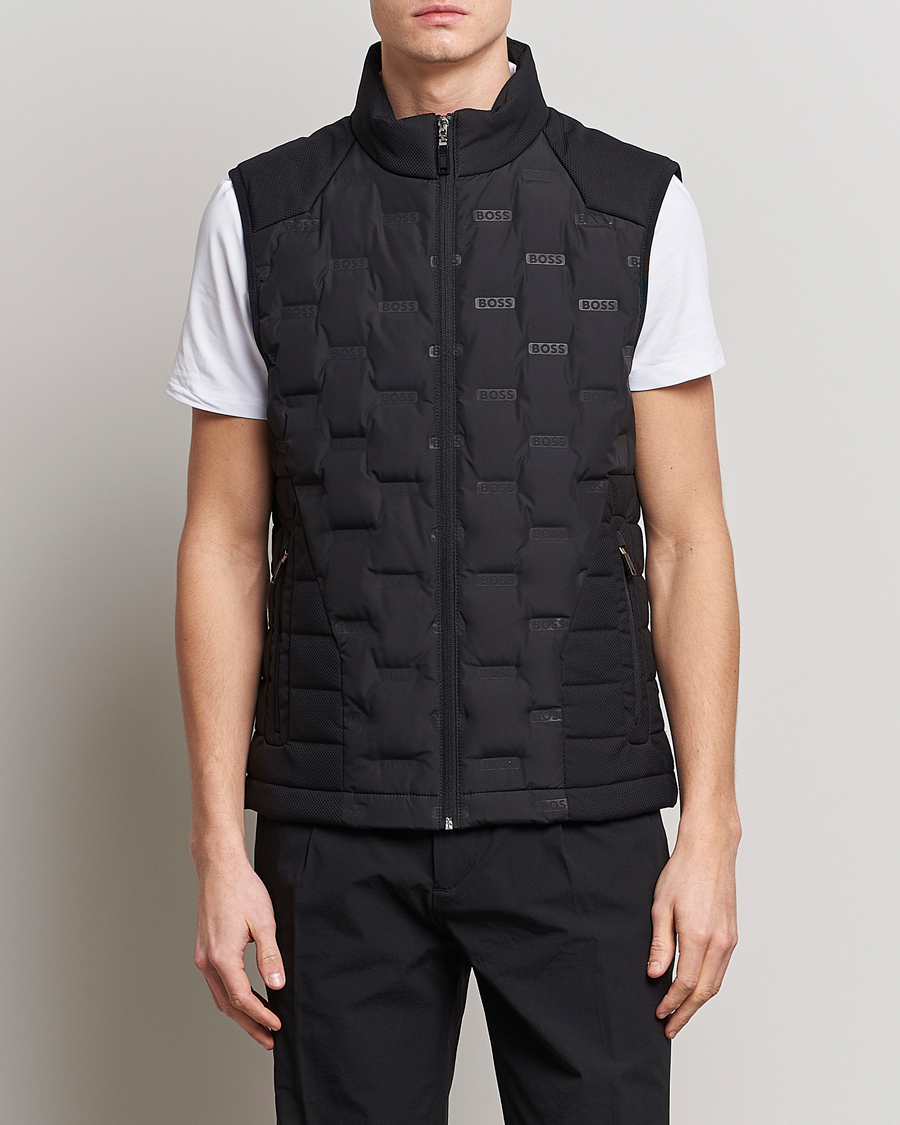 Homme | Gilets | BOSS GREEN | Hellion Vest Black