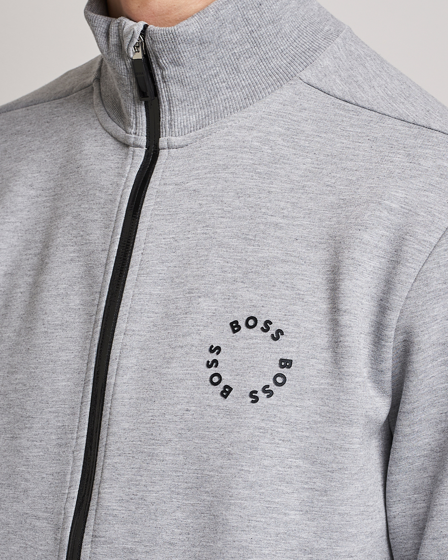 Homme | Pulls Et Tricots | BOSS GREEN | Skaz Full-Zip Light Grey