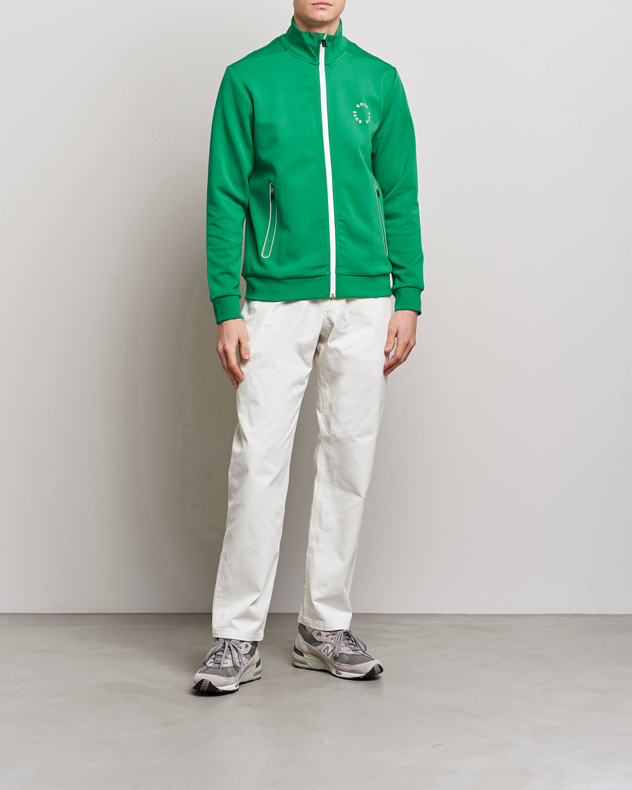Homme | Pulls Et Tricots | BOSS GREEN | Skaz Full-Zip Open Green