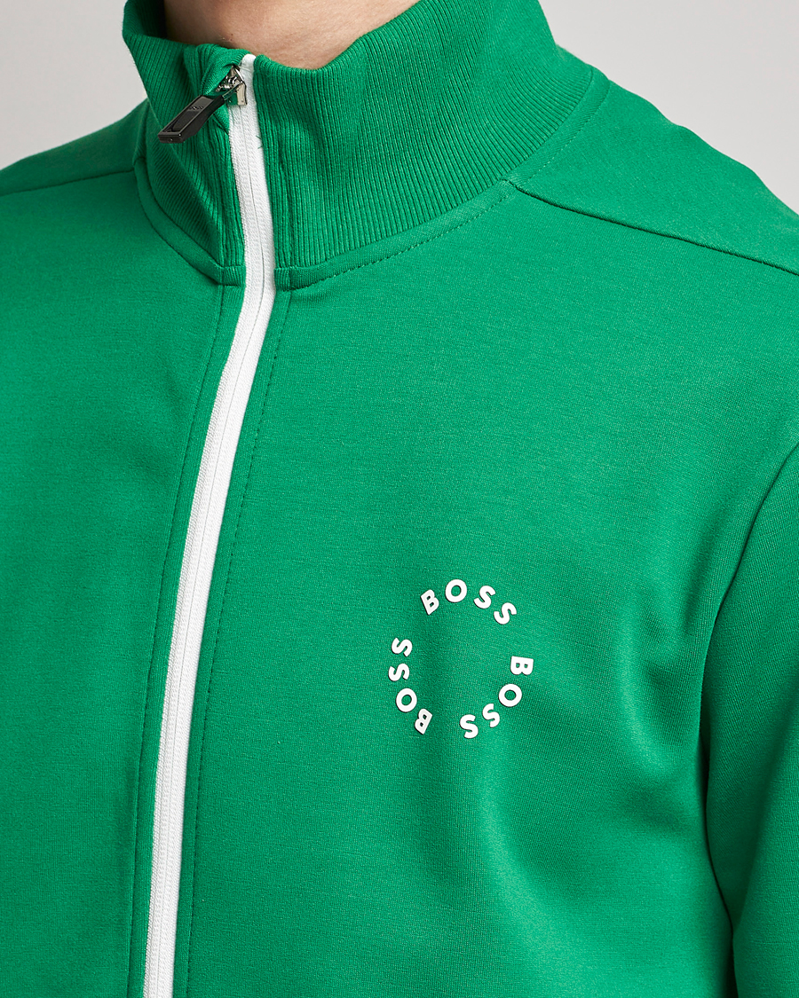 Homme | Pulls Et Tricots | BOSS GREEN | Skaz Full-Zip Open Green