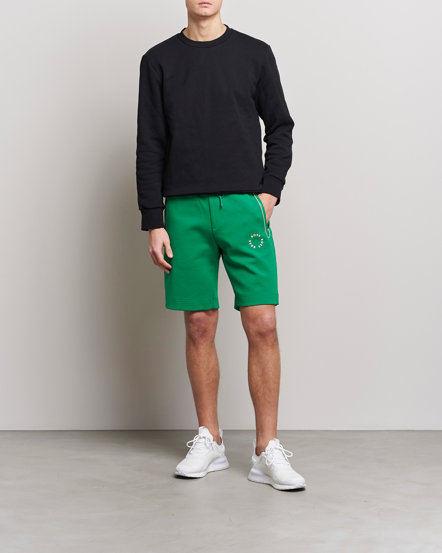 Homme | Shorts | BOSS GREEN | Headlo Sweatshorts Open Green