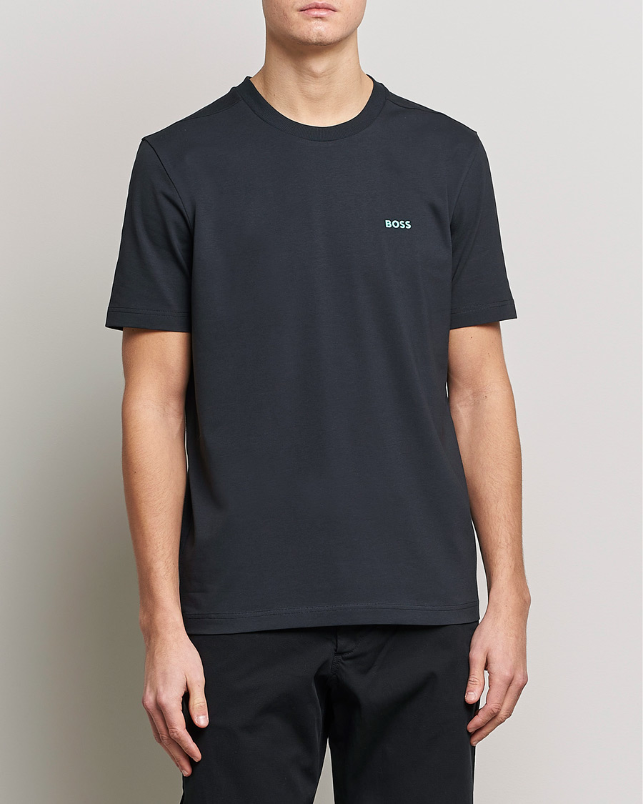 Homme | T-shirts | BOSS GREEN | Logo Crew Neck T-Shirt Dark Blue