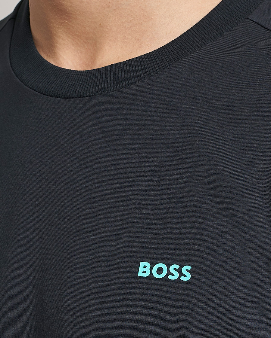 Homme | T-shirts | BOSS GREEN | Logo Crew Neck T-Shirt Dark Blue
