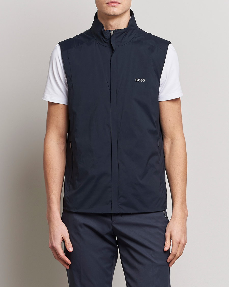 Homme | Gilets | BOSS GREEN | Axis Performance Vest Dark Blue
