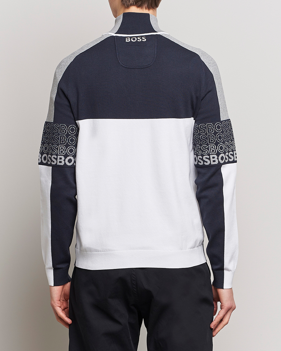 Homme | Pulls Et Tricots | BOSS GREEN | Zolko Knitted Half-Zip Dark Blue