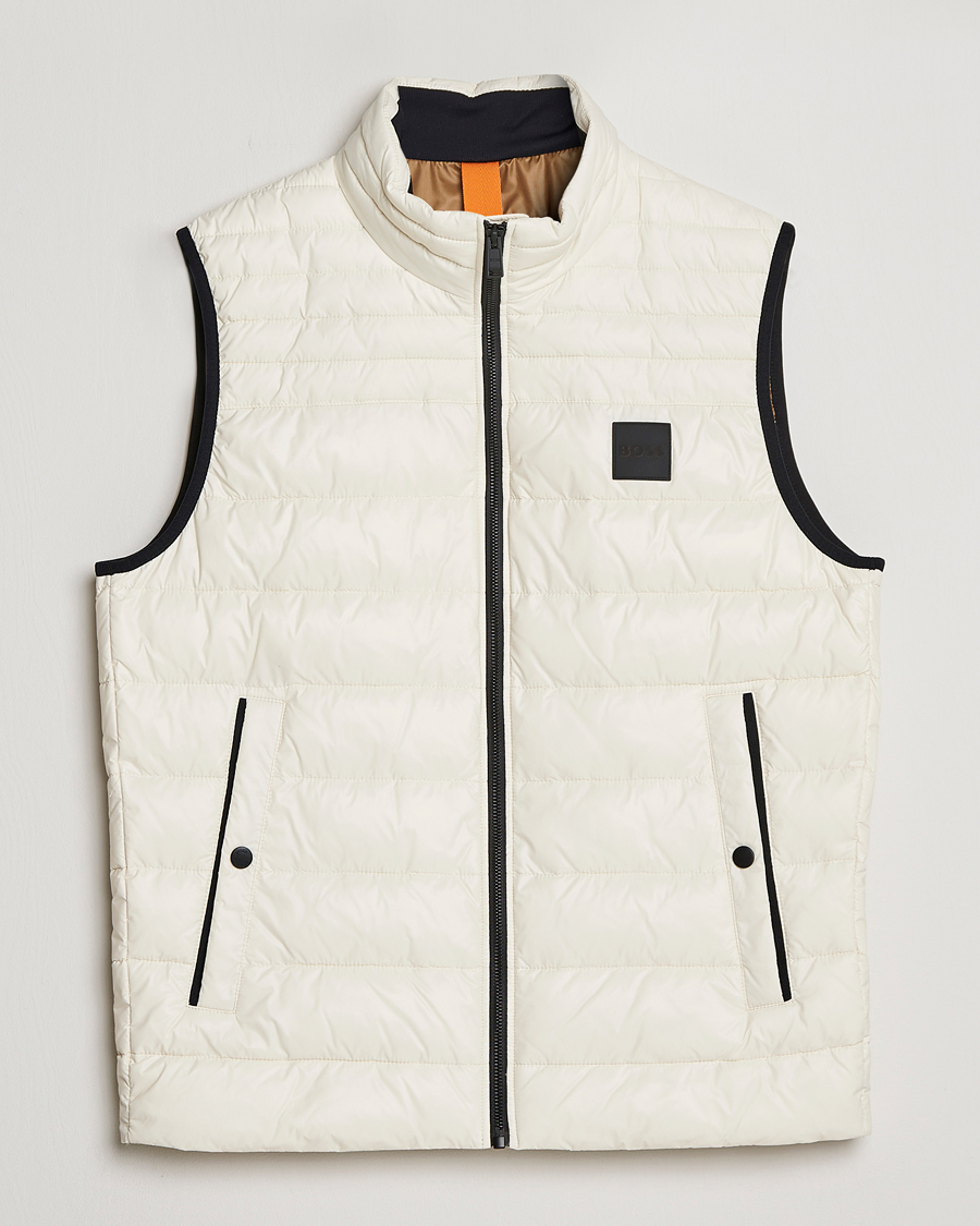 Homme | Gilets | BOSS ORANGE | Odeno Down Vest Light Beige