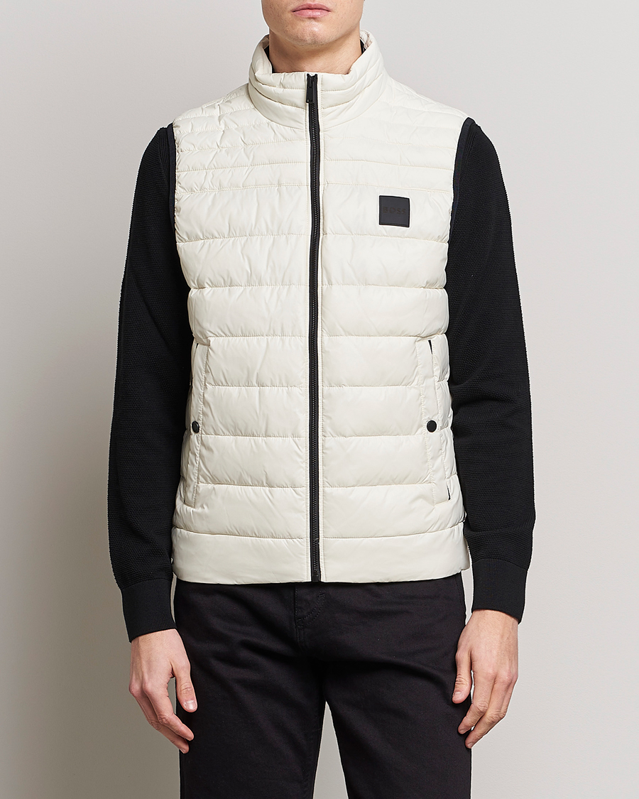 Homme | Gilets | BOSS ORANGE | Odeno Down Vest Light Beige
