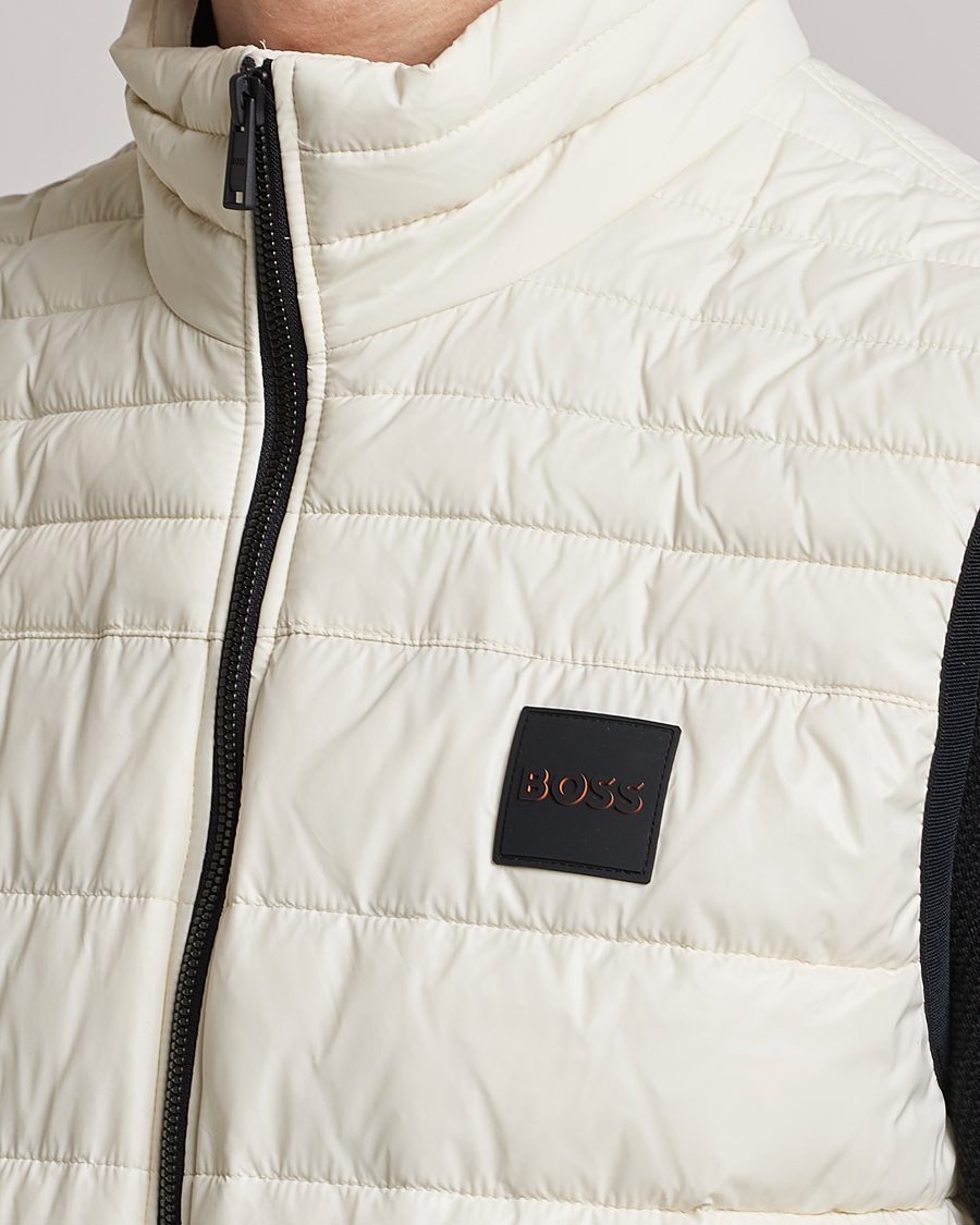 Homme | Gilets | BOSS ORANGE | Odeno Down Vest Light Beige