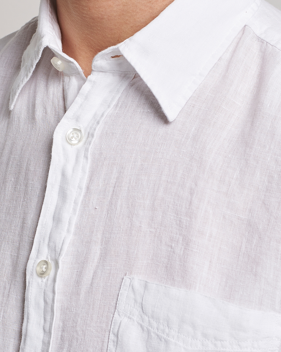 Homme | Chemises | BOSS ORANGE | Relegant Linen Shirt White