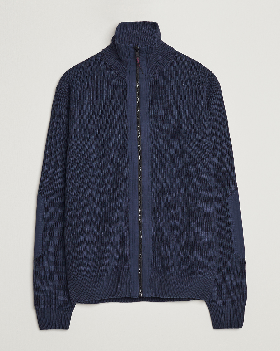 Homme | Pulls Et Tricots | BOSS ORANGE | Abinero Knitted Full-Zip Dark Blue