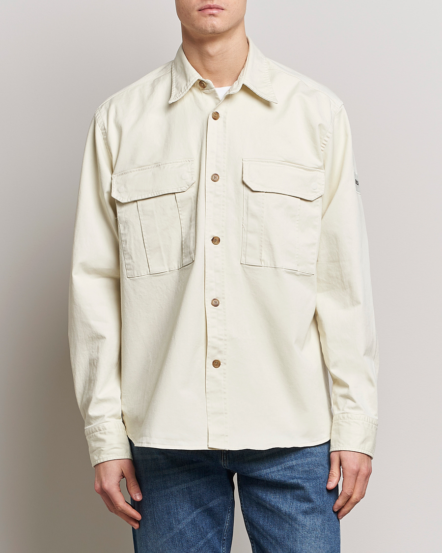 Homme | Chemises | BOSS ORANGE | Lisel Pocket Overshirt Light Beige