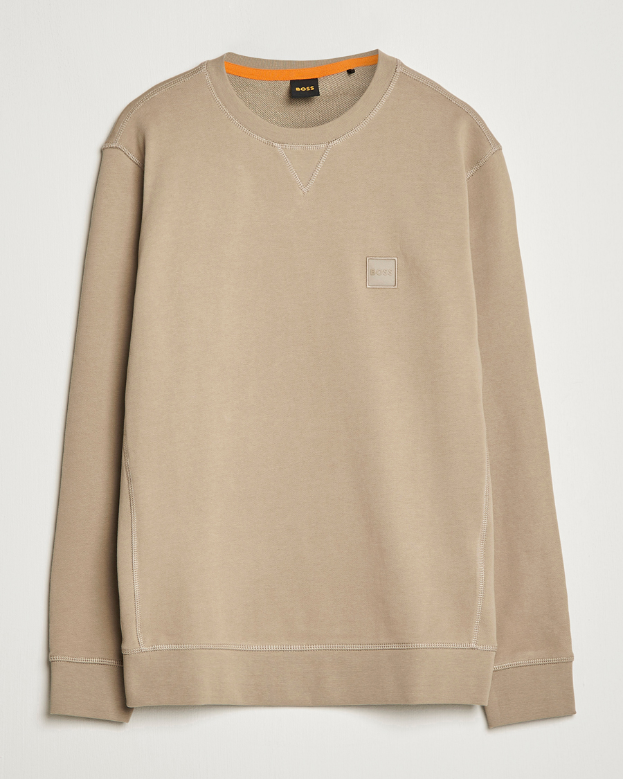 Homme | Pulls Et Tricots | BOSS ORANGE | Westart Logo Sweatshirt Medium Beige
