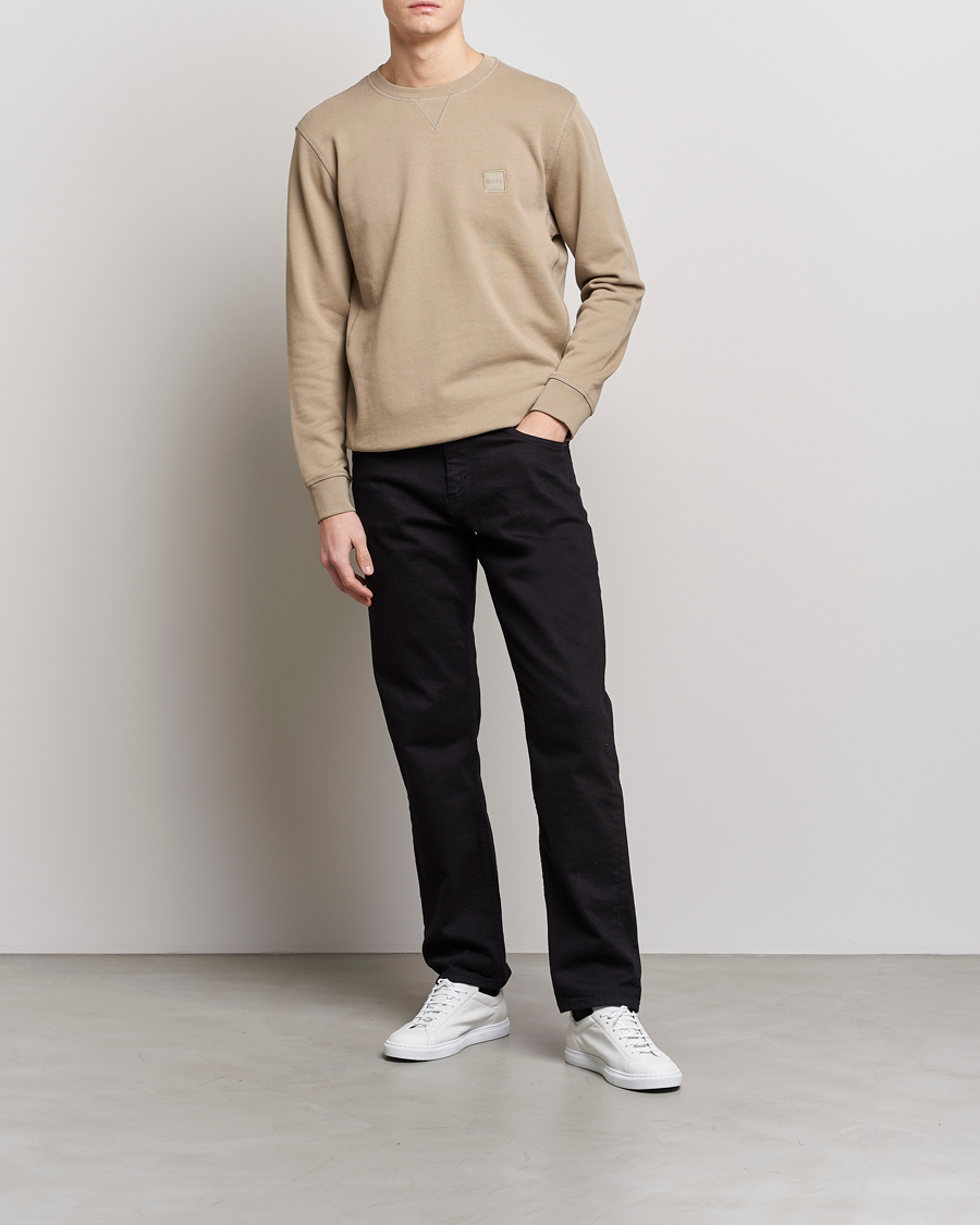 Homme | Pulls Et Tricots | BOSS ORANGE | Westart Logo Sweatshirt Medium Beige