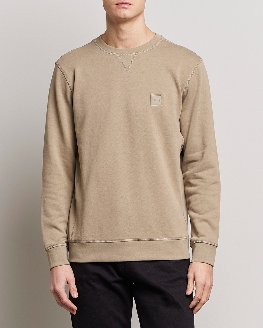 Homme | Pulls Et Tricots | BOSS ORANGE | Westart Logo Sweatshirt Medium Beige