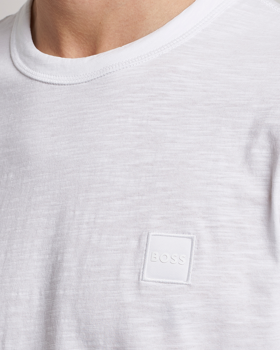 Homme | T-shirts | BOSS ORANGE | Tegood Slub Crew Neck T-Shirt White