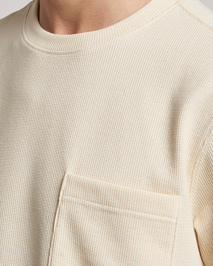 Homme | T-shirts | BOSS ORANGE | Tempesto Knitted Crew Neck T-Shirt Light Beige