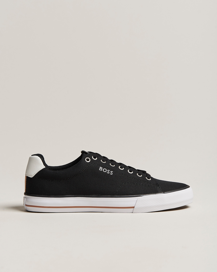 Homme | Aiden Canvas Sneaker Black | BOSS BLACK | Aiden Canvas Sneaker Black