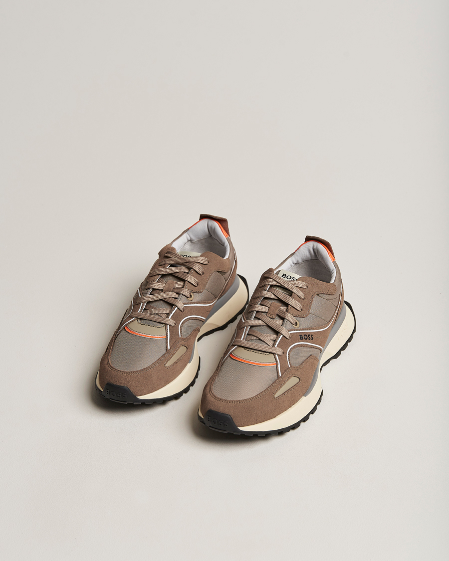 Homme | Jonah Running Sneaker Medium Beige | BOSS BLACK | Jonah Running Sneaker Medium Beige