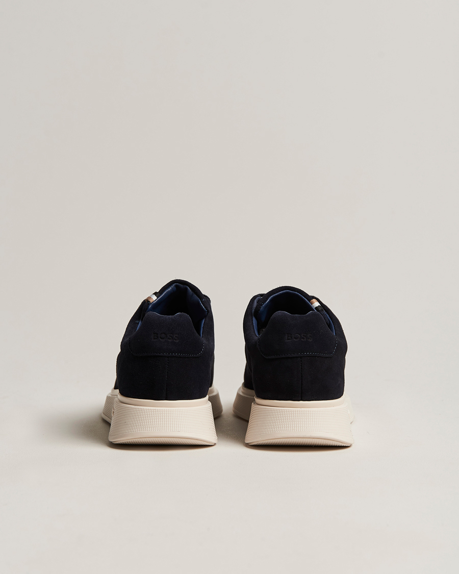 Homme | Bulton Suede Sneaker Dark Blue | BOSS BLACK | Bulton Suede Sneaker Dark Blue