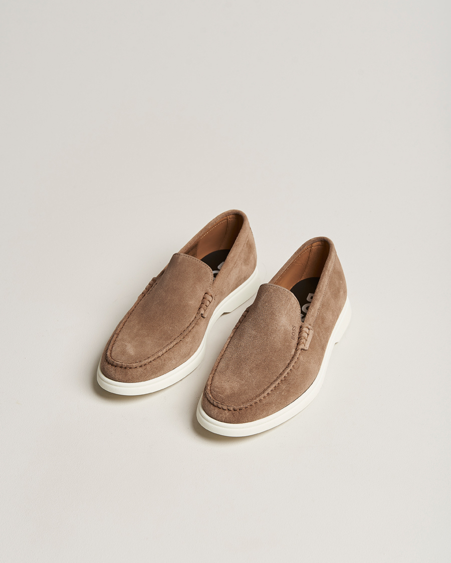 Homme | Sienne Suede Loafer Medium Beige | BOSS BLACK | Sienne Suede Loafer Medium Beige