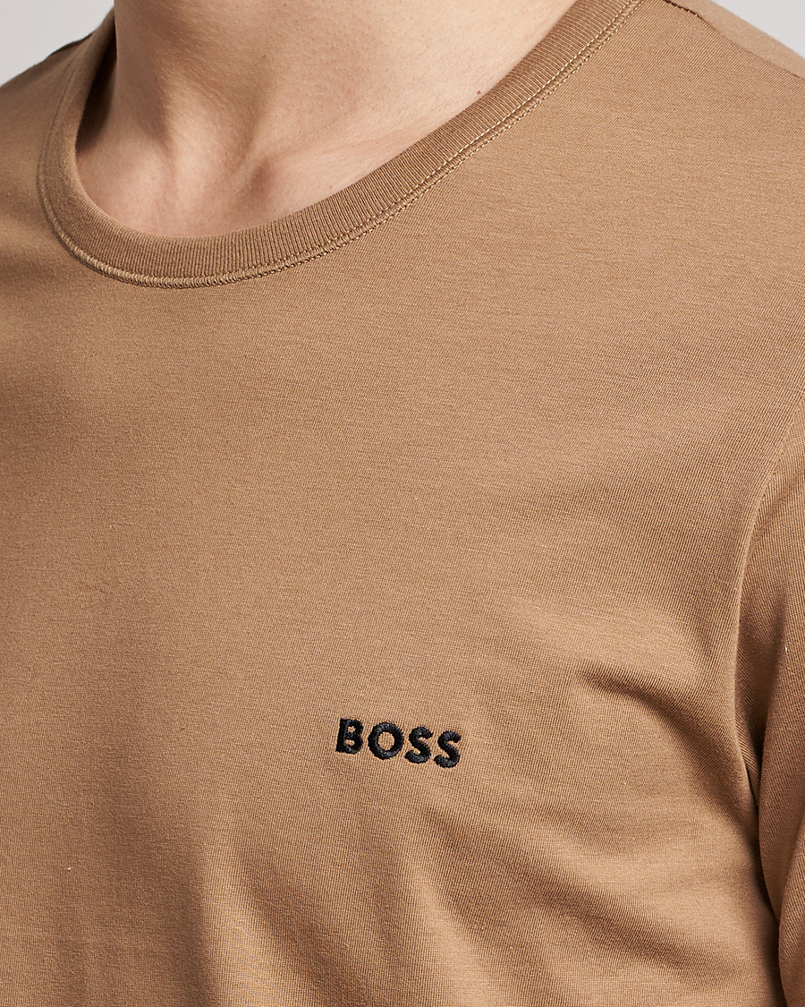 Homme | T-shirts | BOSS BLACK | 3-Pack Crew Neck T-Shirt Beige/White/Black