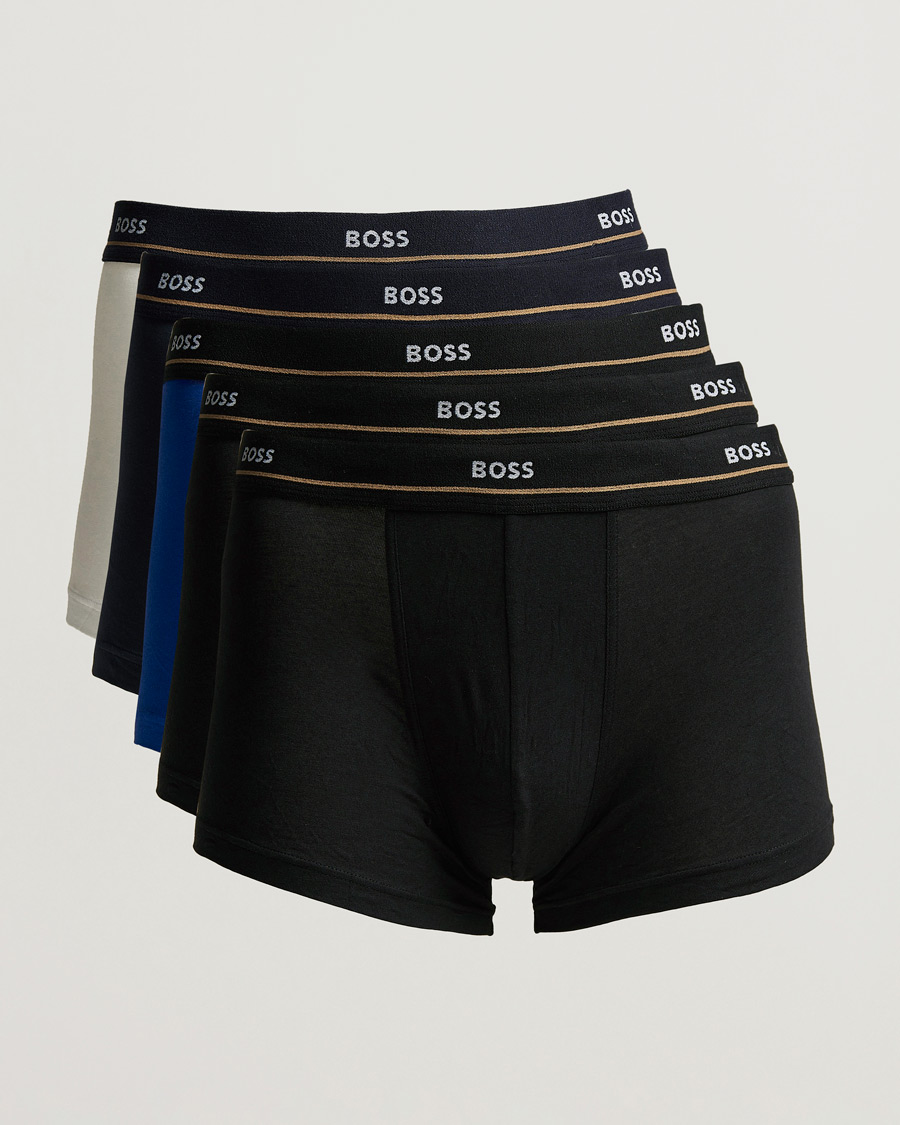 Homme | Sous-Vêtements Et Chaussettes | BOSS BLACK | 5-Pack Trunk Boxer Black/Navy/Blue/White