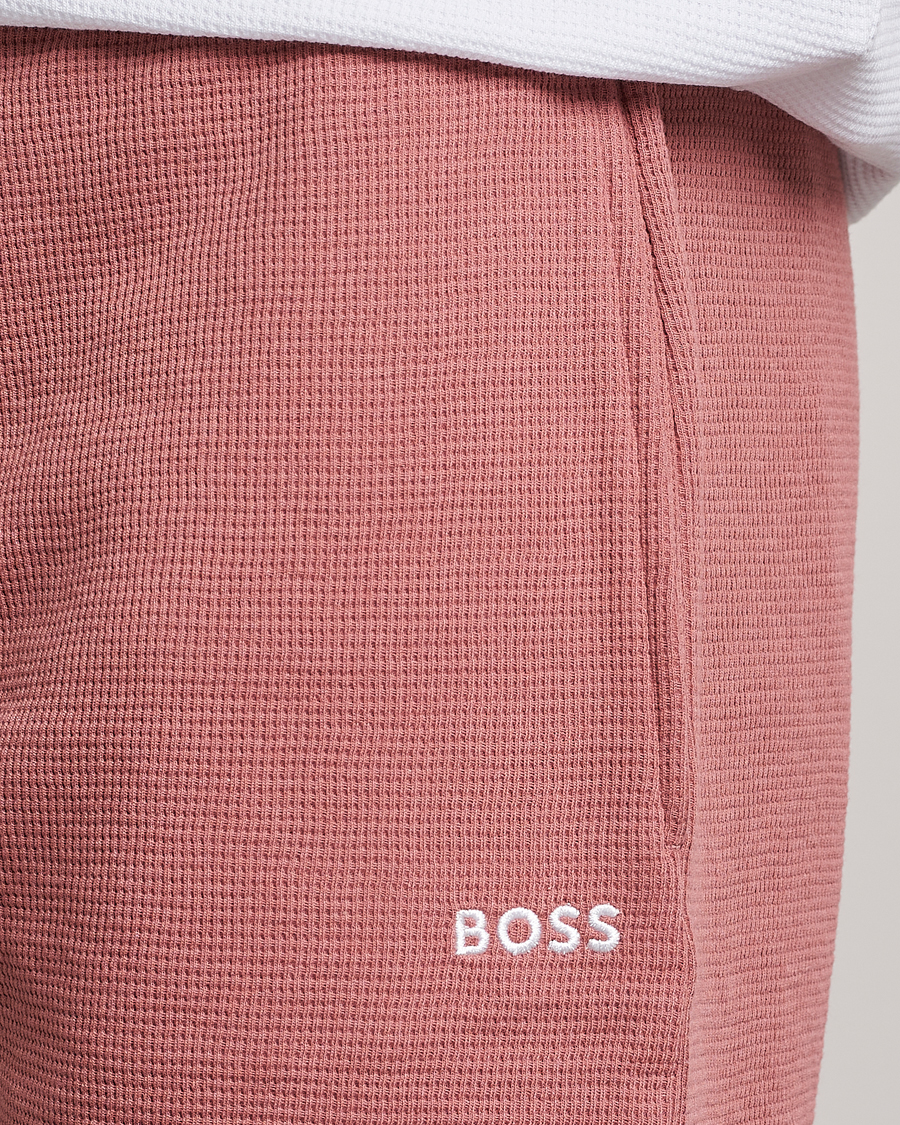 Homme | Shorts | BOSS BLACK | Waffle Logo Shorts Open Pink