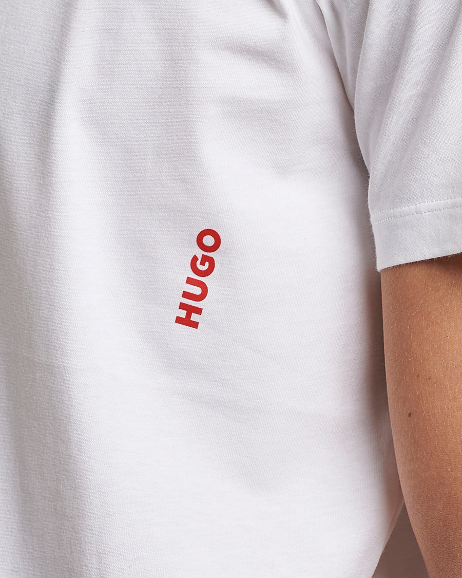 Homme | T-shirts | HUGO | 2-Pack Logo Crew Neck T-Shirt White