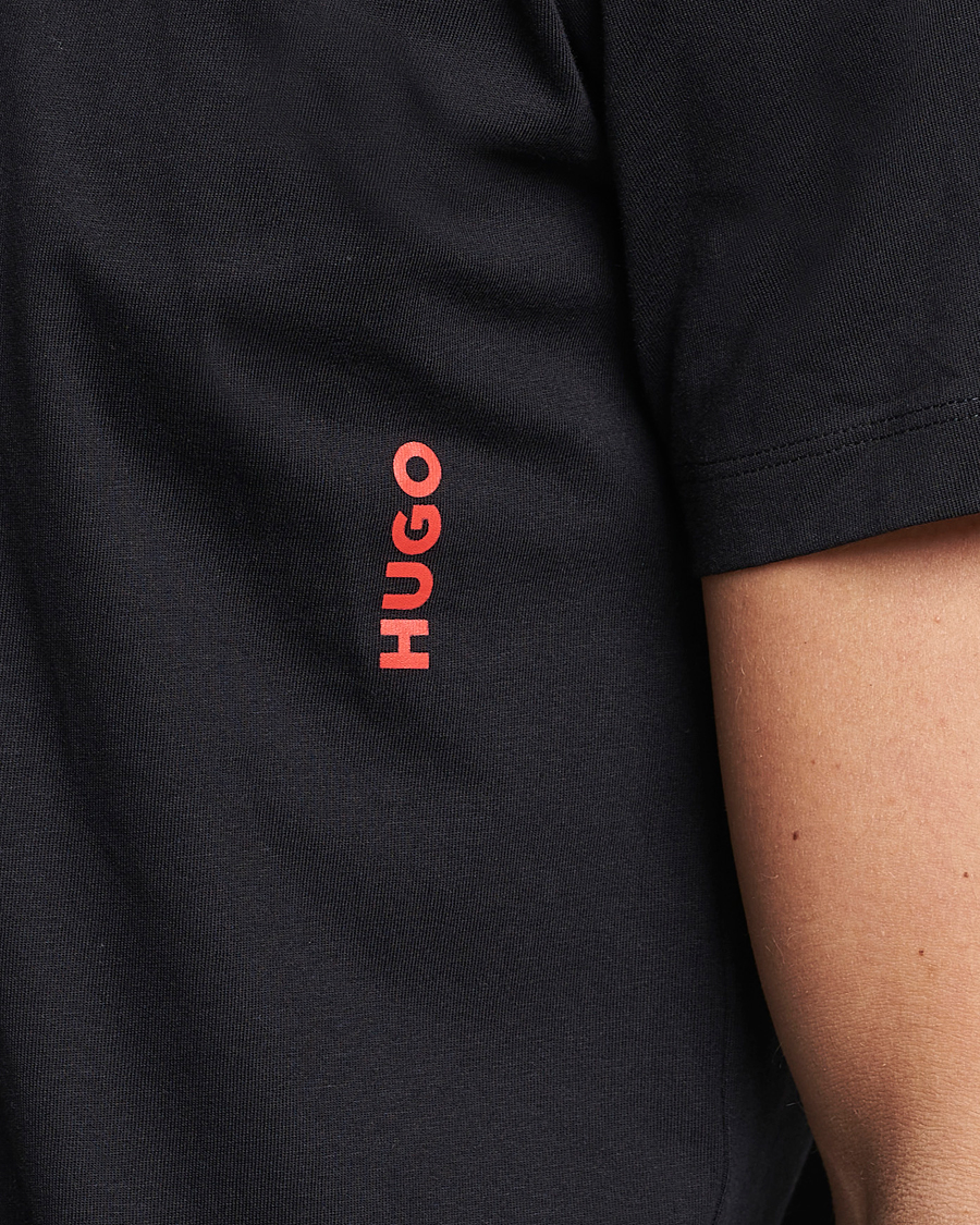 Homme | T-shirts | HUGO | 2-Pack Logo Crew Neck T-Shirt White/Black