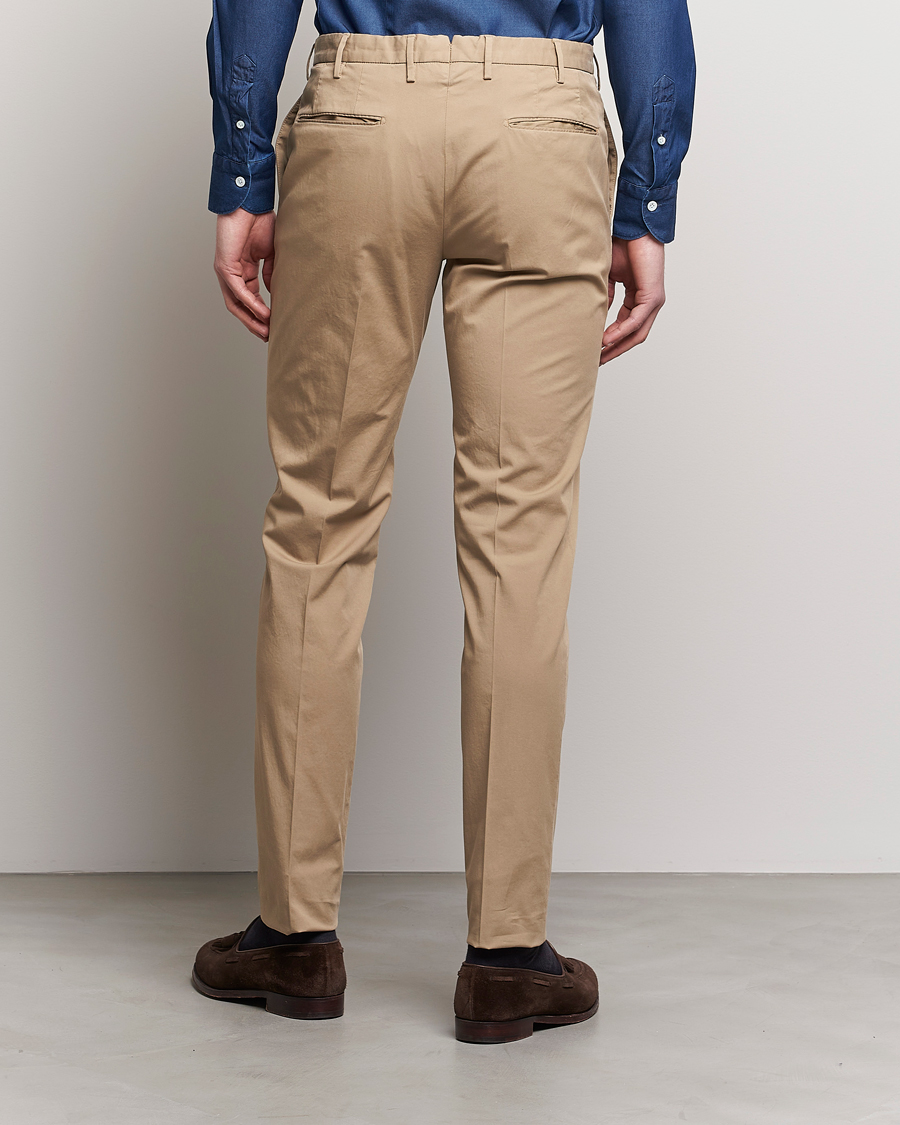 Homme | Pantalons | Incotex | Slim Fit Comfort Chinos Beige
