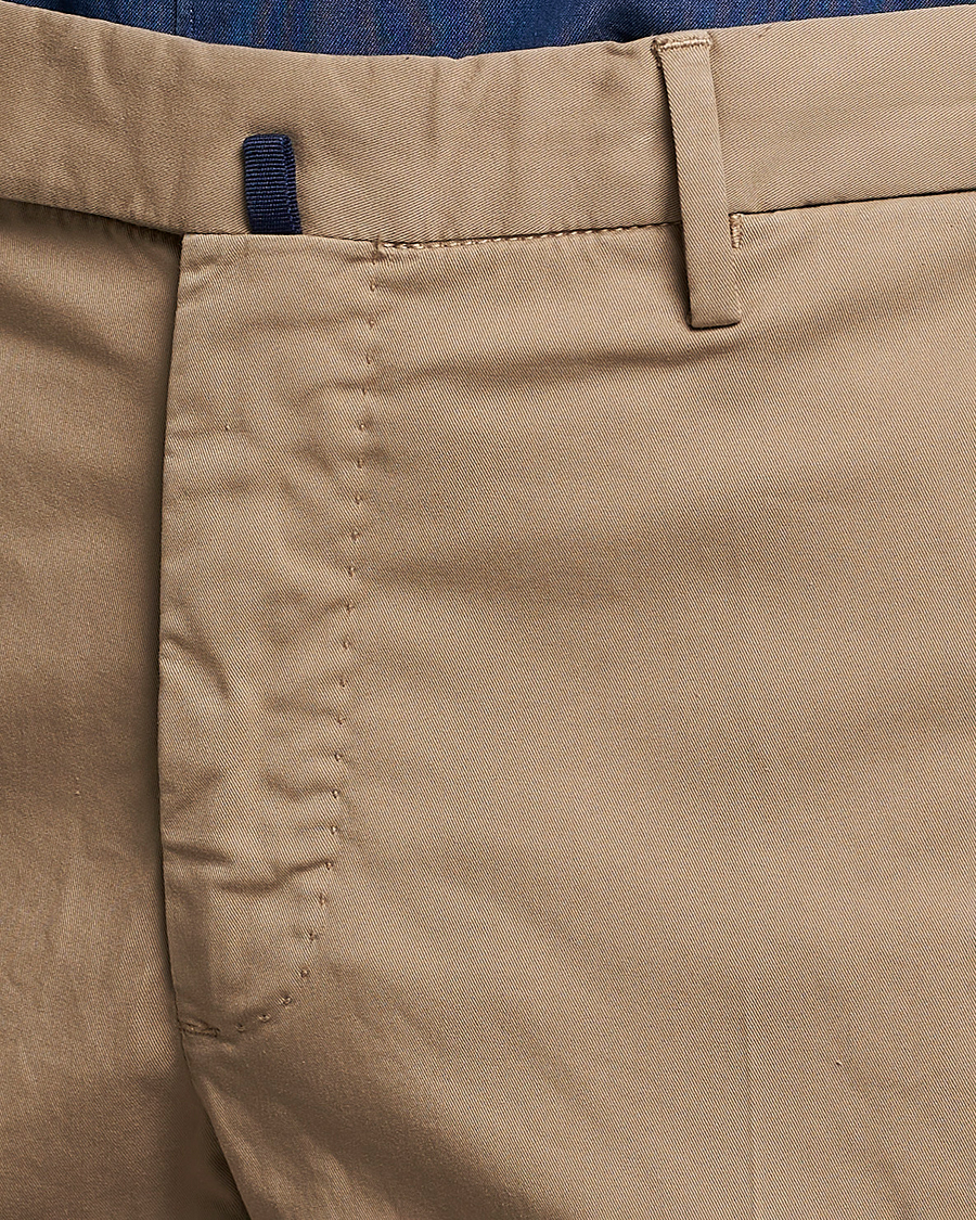 Homme | Pantalons | Incotex | Slim Fit Comfort Chinos Beige