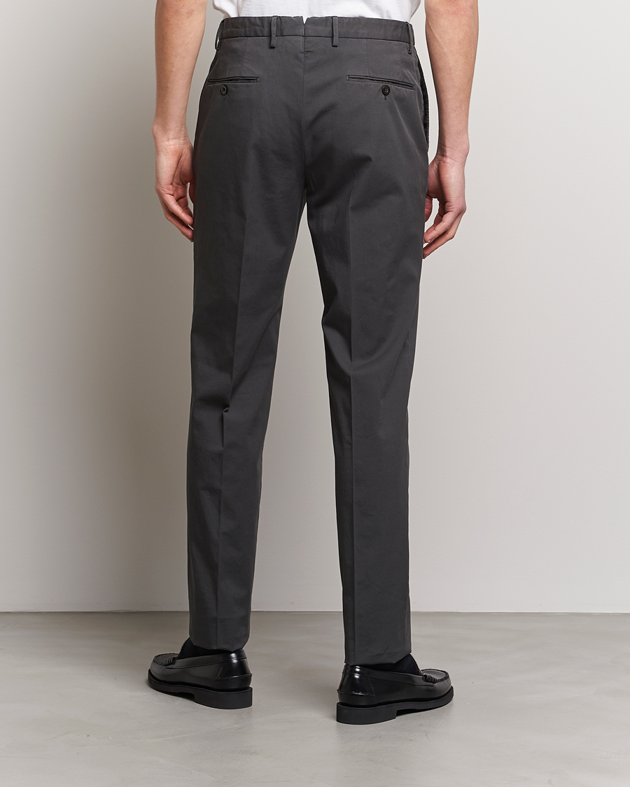 Homme | Pantalons | Incotex | Regular Fit Comfort Chinos Charcoal