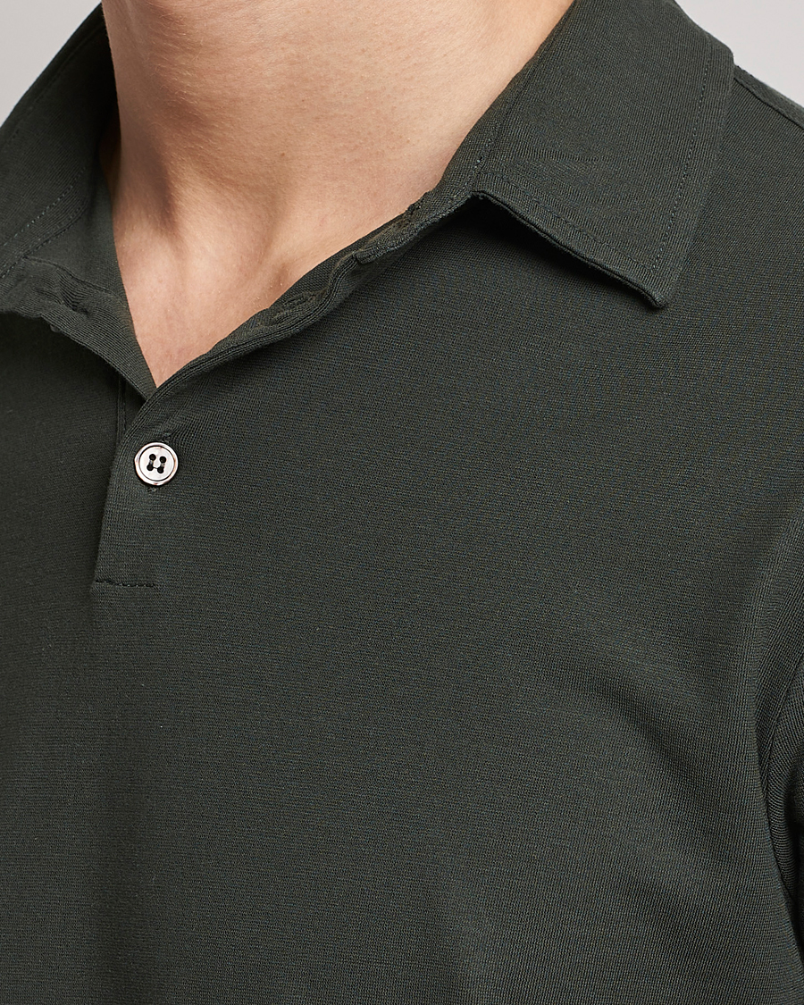 Homme | Polos | Zanone | Ice Cotton Polo Military