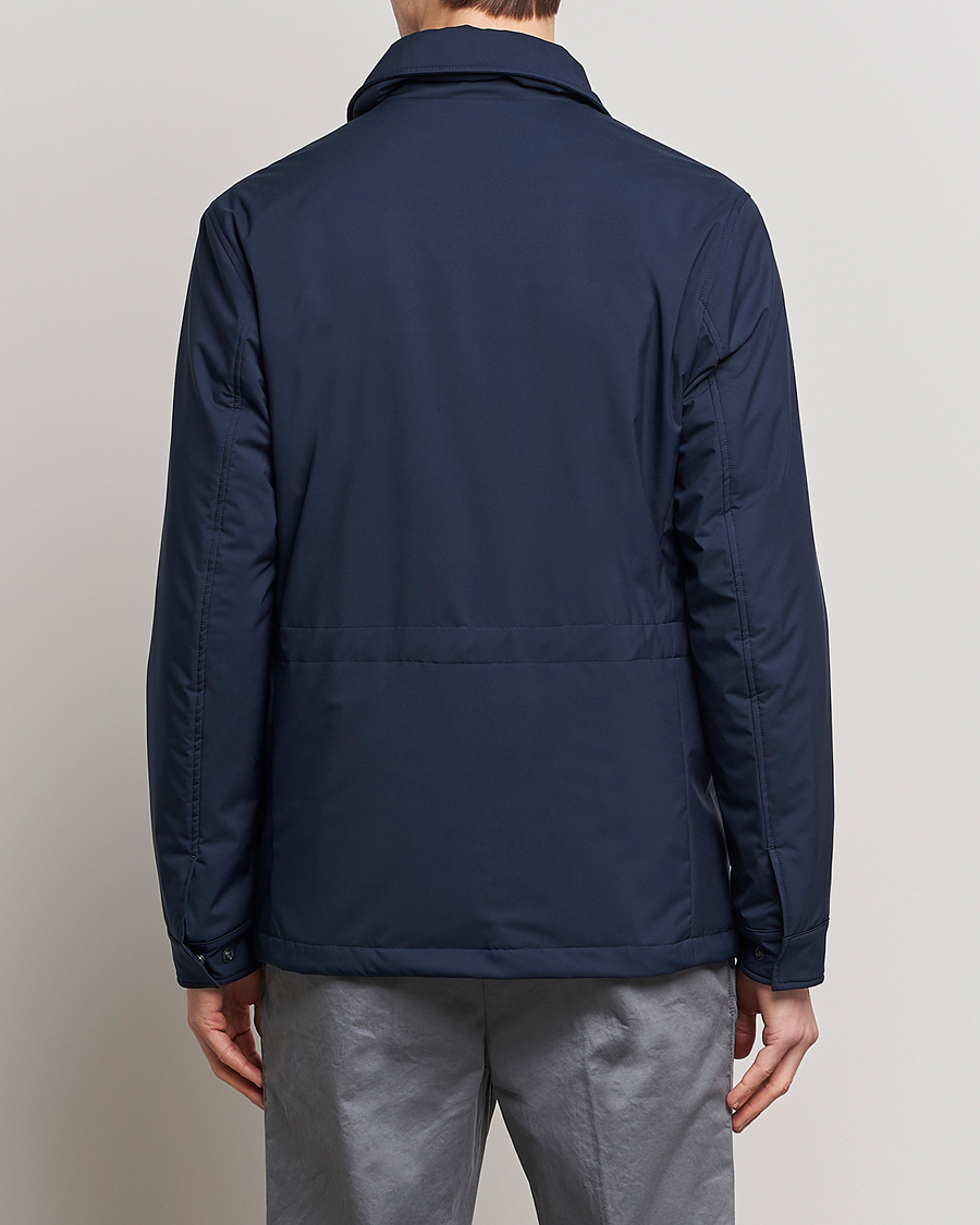 Homme | Manteaux Et Vestes | Slowear | Nylon Field Jacket Navy
