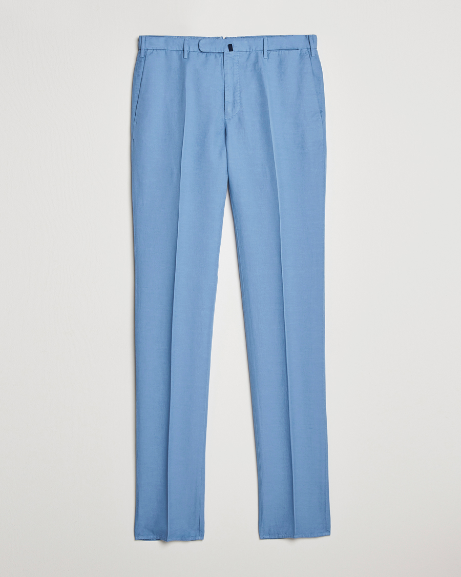 Homme | Pantalons | Incotex | Slim Fit Chinolino Trousers Light Blue