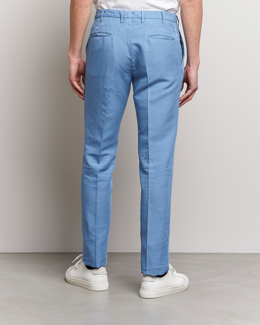 Homme | Pantalons | Incotex | Slim Fit Chinolino Trousers Light Blue