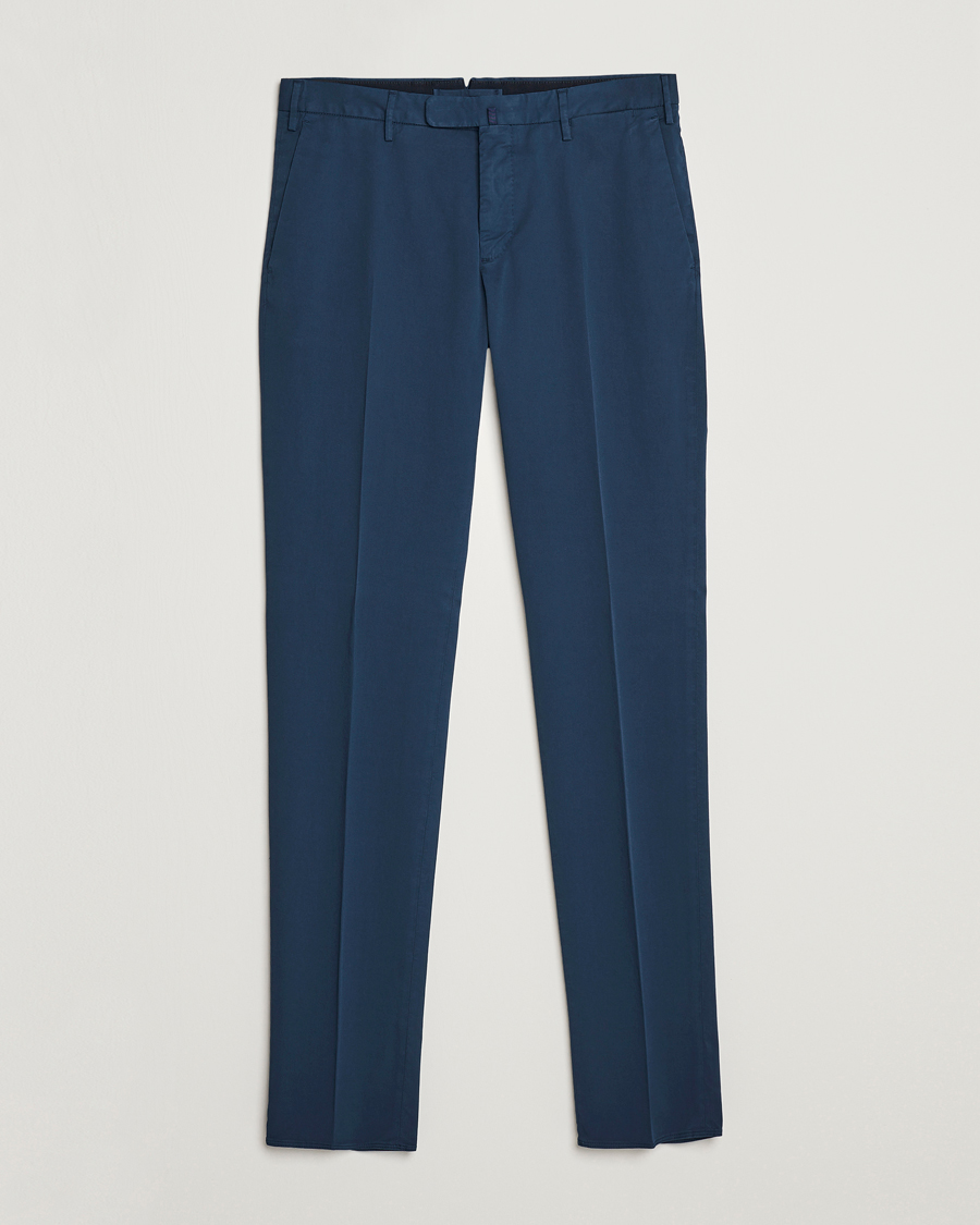 Homme | Pantalons | Incotex | Slim Fit Chinolino Trousers Navy