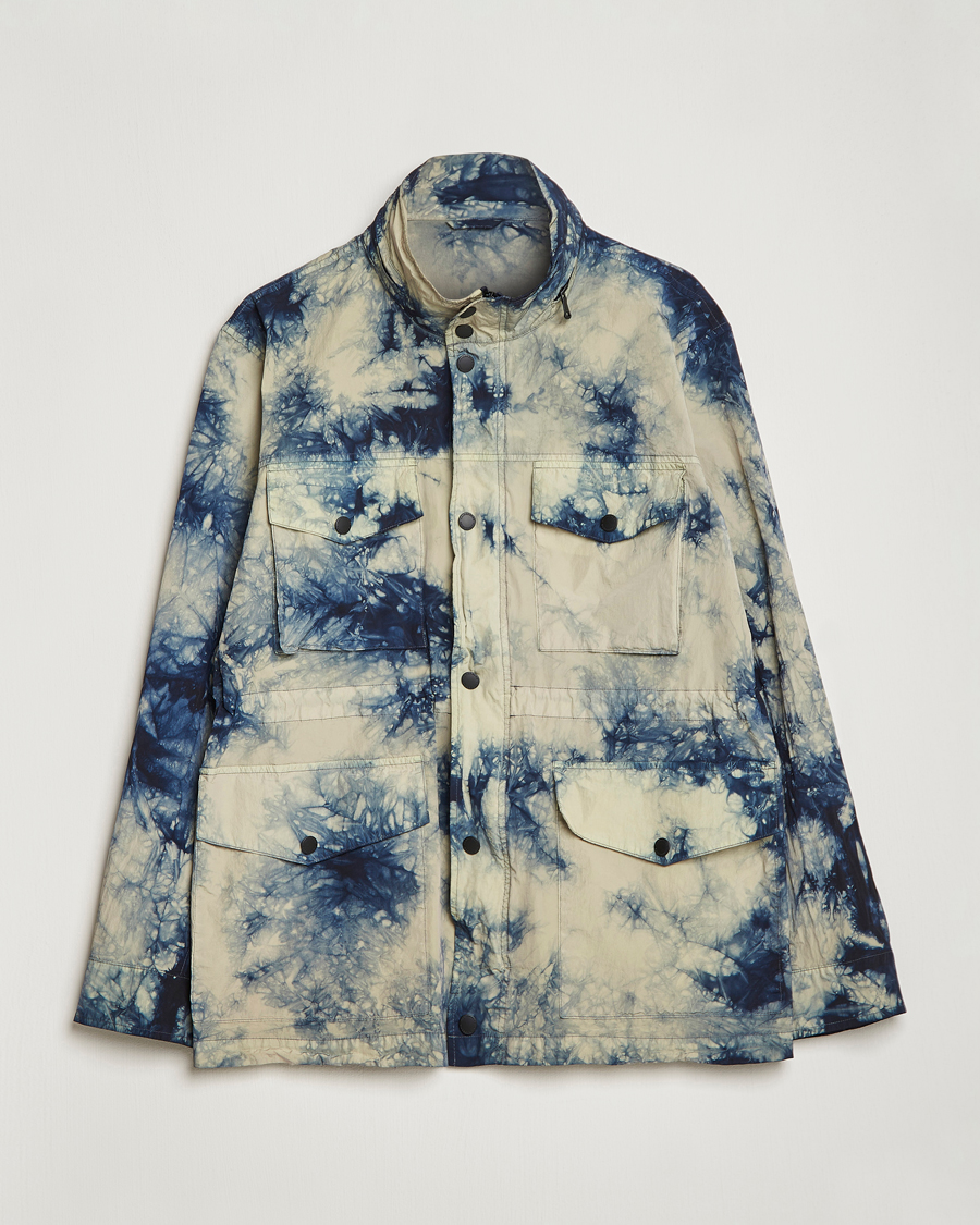 Homme | Manteaux Et Vestes | J.Lindeberg | Hayes Tie Dye Recycled Nylon Field Jacket Aloe