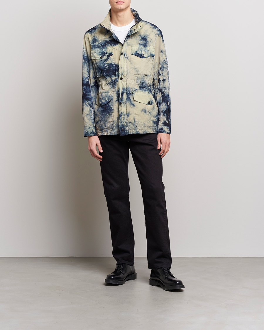 Homme | Manteaux Et Vestes | J.Lindeberg | Hayes Tie Dye Recycled Nylon Field Jacket Aloe