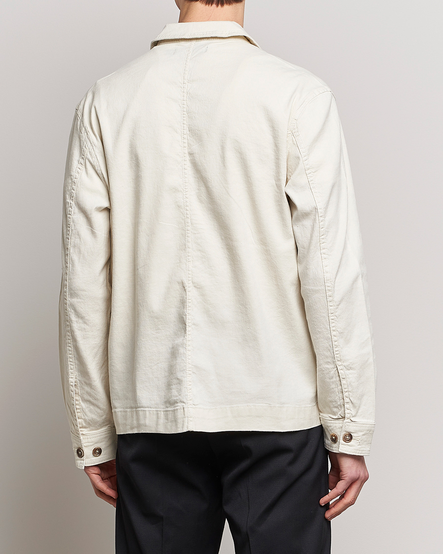 Homme | Chemises | J.Lindeberg | Errol Linen/Cotton Workwear Overshirt Turtledove