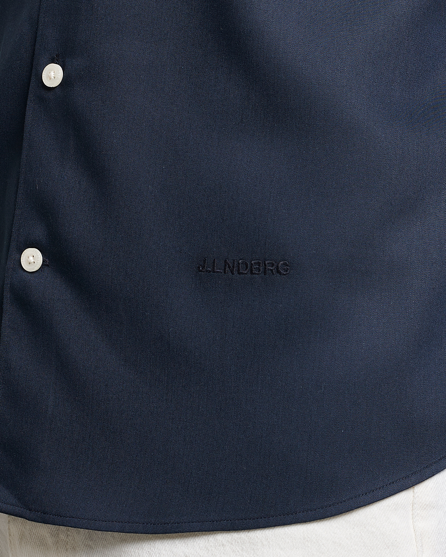 Homme | Chemises | J.Lindeberg | Slim Fit Comfort Tencel Shirt Navy