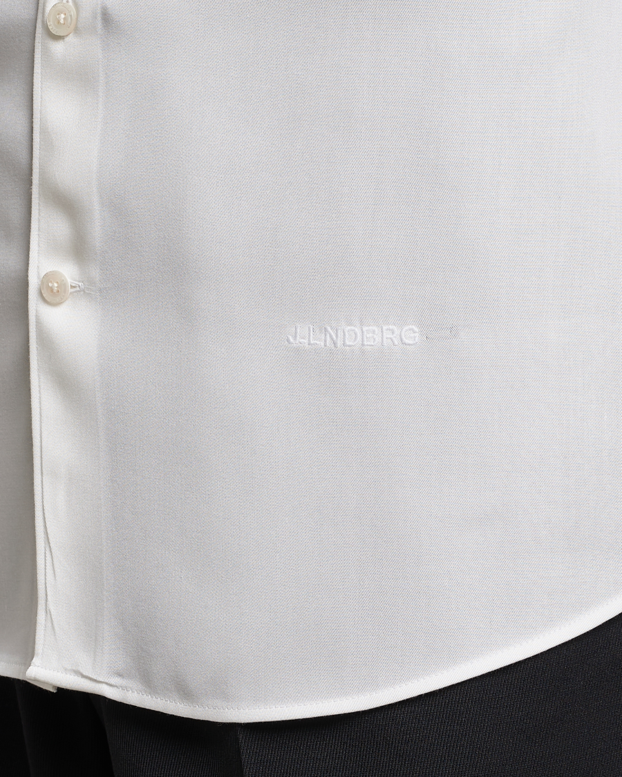 Homme | Chemises | J.Lindeberg | Slim Fit Comfort Tencel Shirt Cloud White