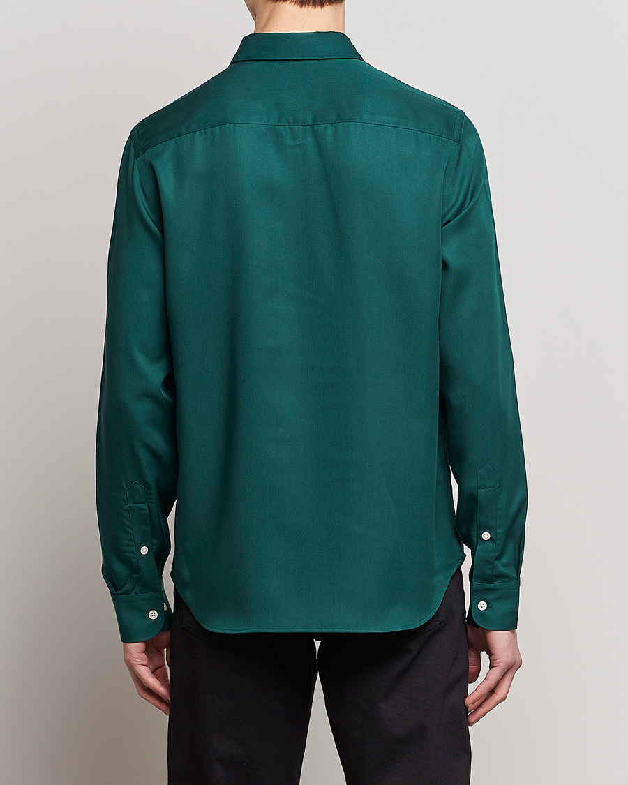 Homme | Chemises | J.Lindeberg | Slim Fit Comfort Tencel Shirt Rain Forest