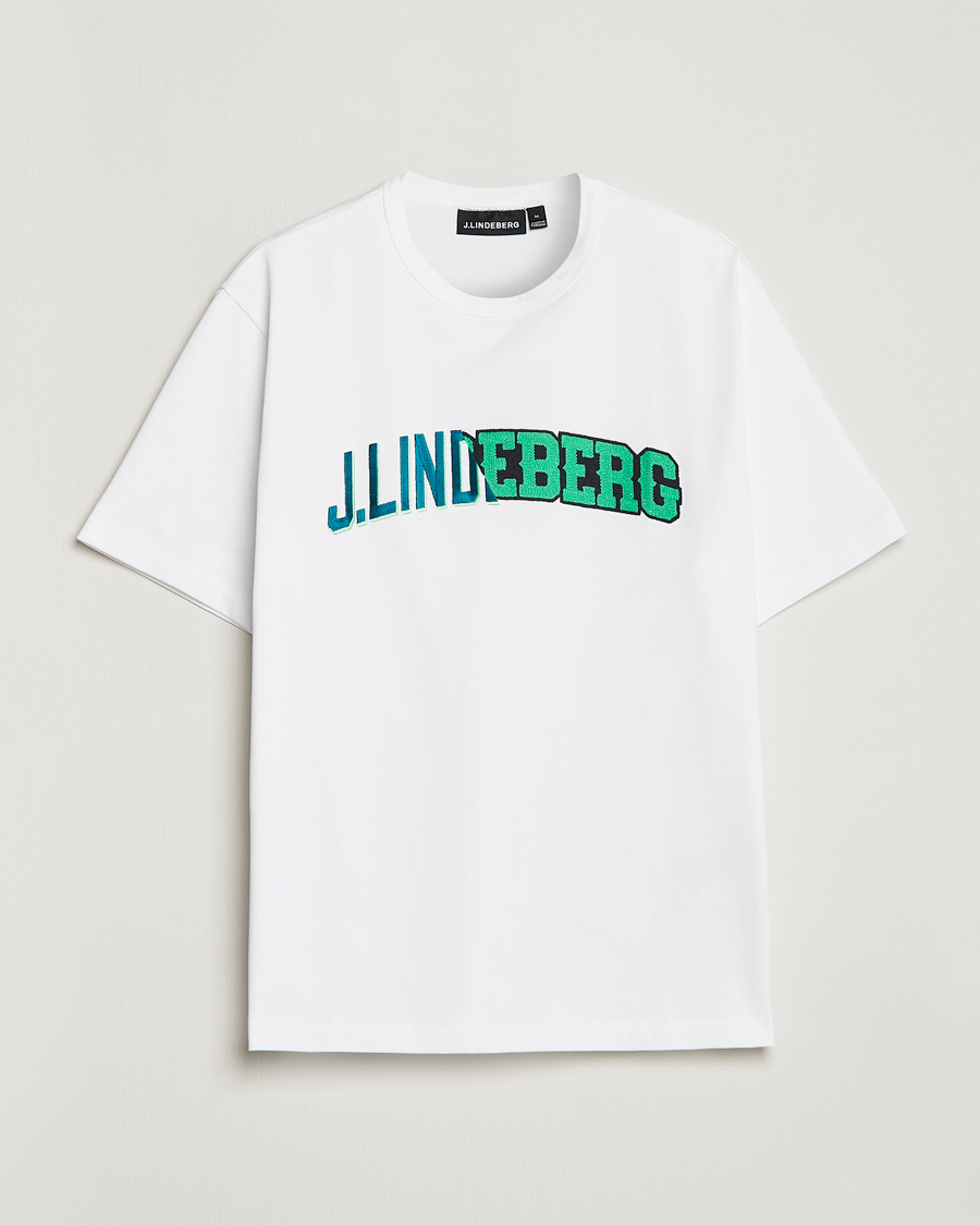 Homme | T-shirts | J.Lindeberg | Camilo Graphic Heavy T-Shirt White