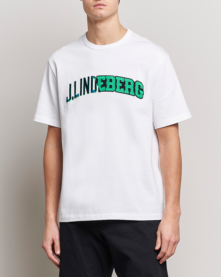 Homme | T-shirts | J.Lindeberg | Camilo Graphic Heavy T-Shirt White