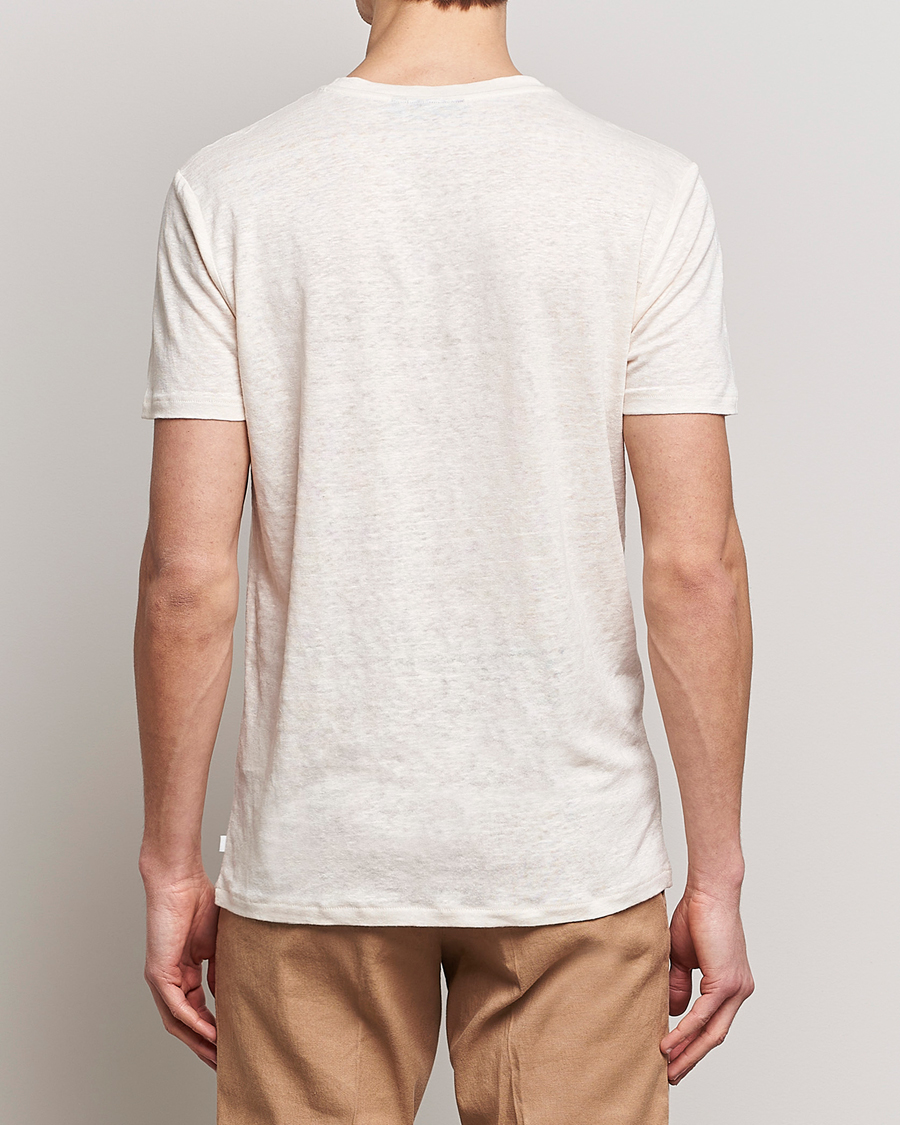 Homme | T-shirts | J.Lindeberg | Coma Linen Tee Turtledove
